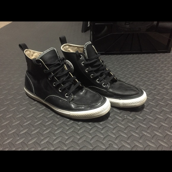 leather chuck taylor high tops